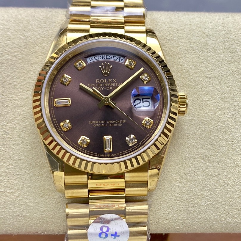 8+ | 3255 무브먼트 | 36mm | 데이데이트 Day-date 147g