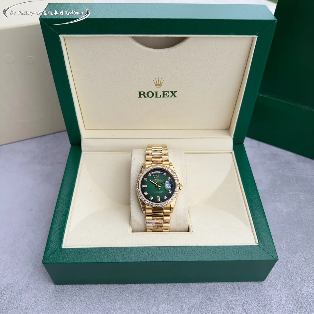 8+ | 3255 무브먼트 | 36mm | 데이데이트 Day-date 147g