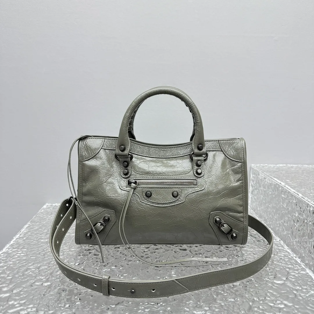Balenciaga Le City Small leather tote bag  30x 19x10cm