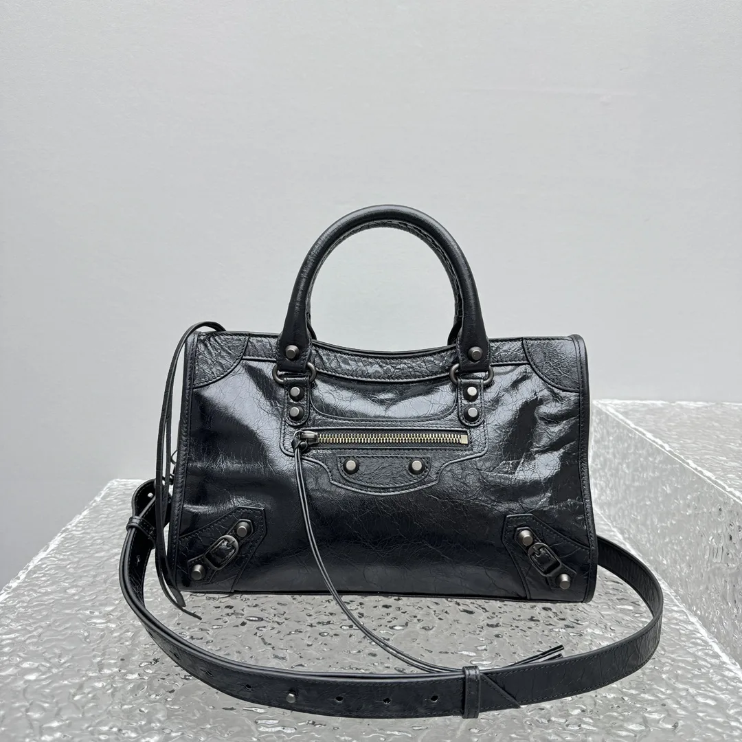 Balenciaga Le City Small leather tote bag  30x 19x10cm