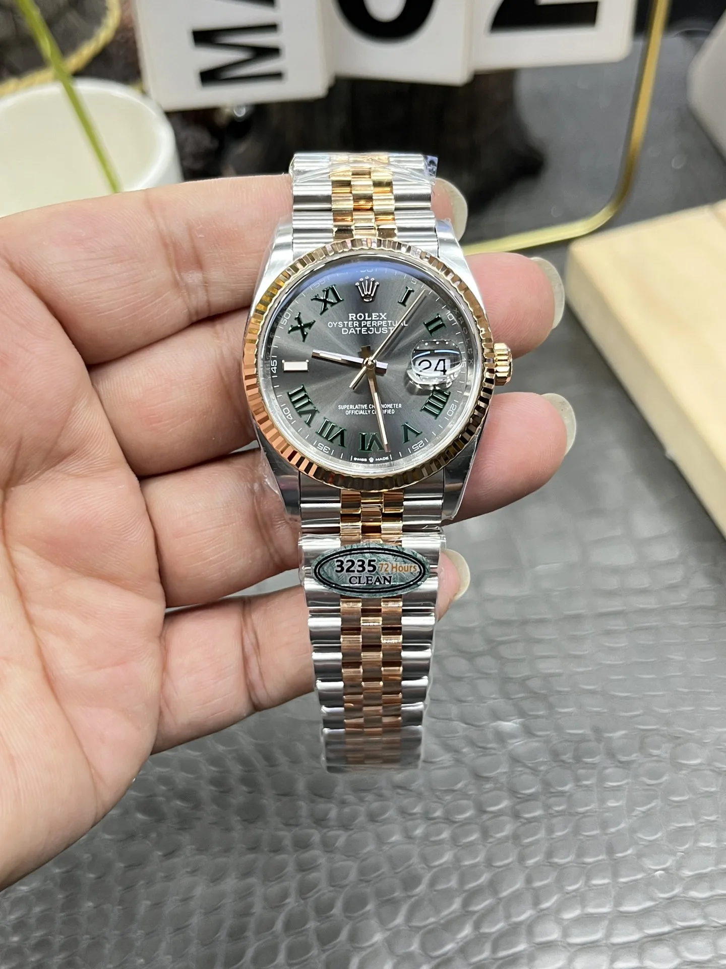 CLEAN | 3235 무브먼트｜36mm｜롤렉스 데이트저스트