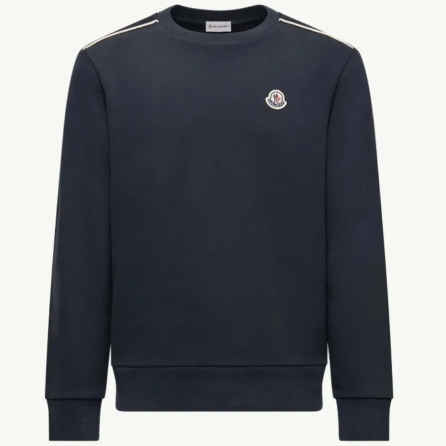 Moncler 로고 아플리케 스웨트셔츠