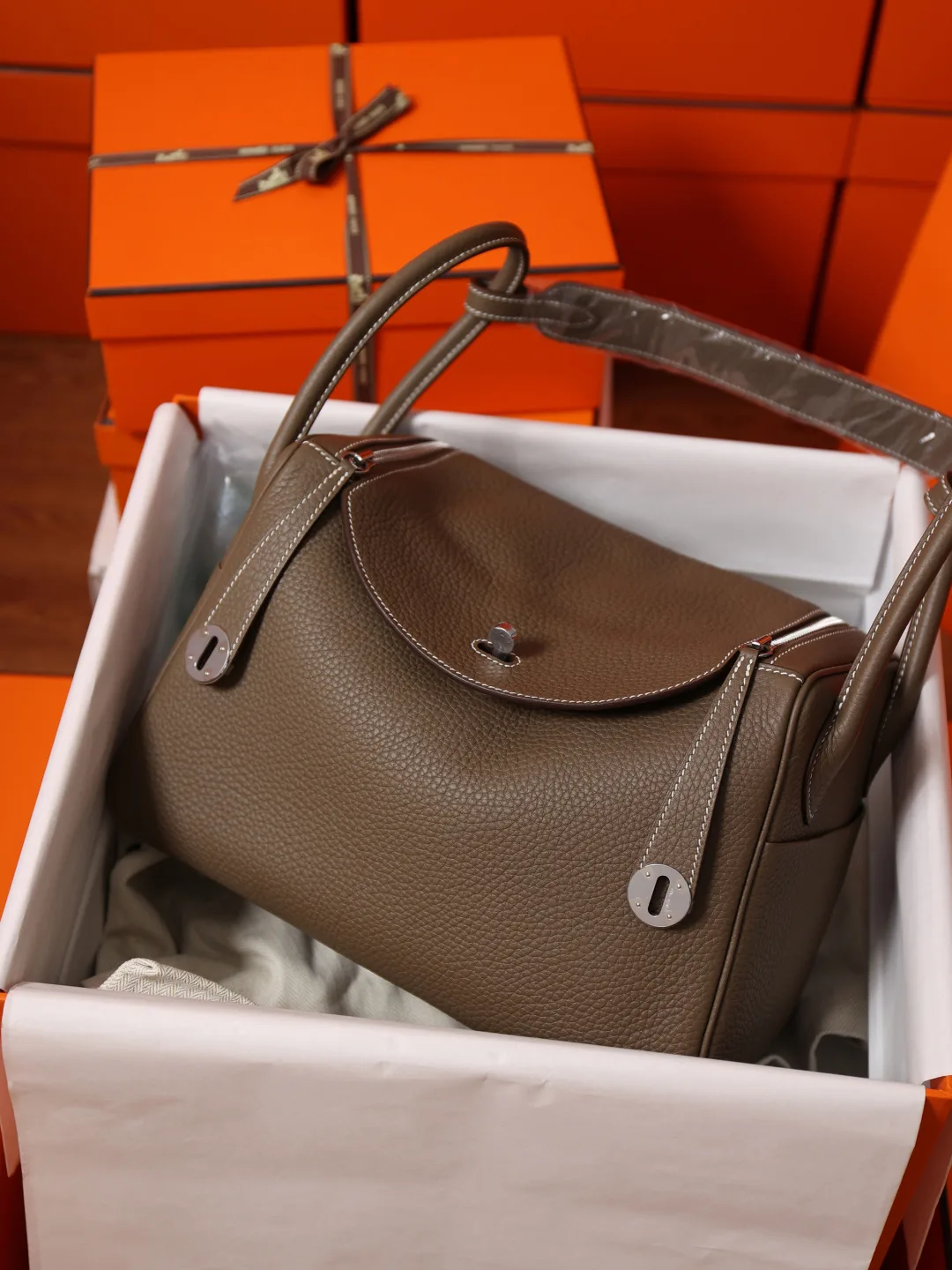 Herme*  Lindy 30cm 클레멘스 가죽
