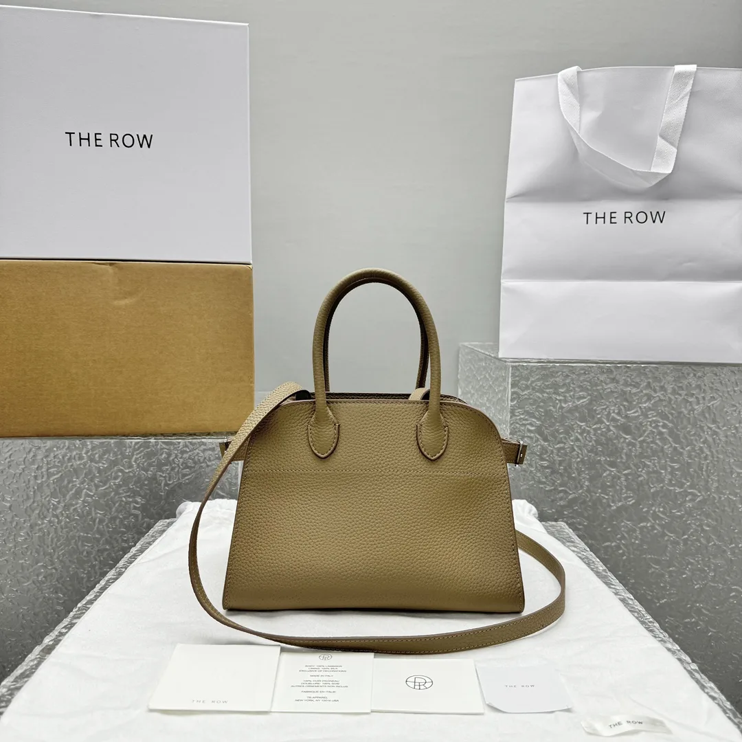 THE  ROW Margaux 10  가죽 백 26x17.5x21cm