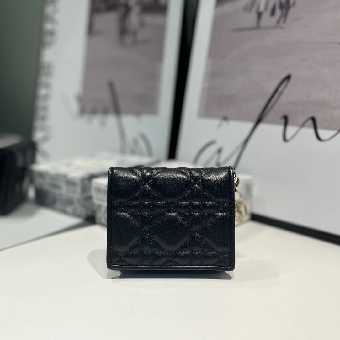 Lady Dior Gardenia 미니 지갑