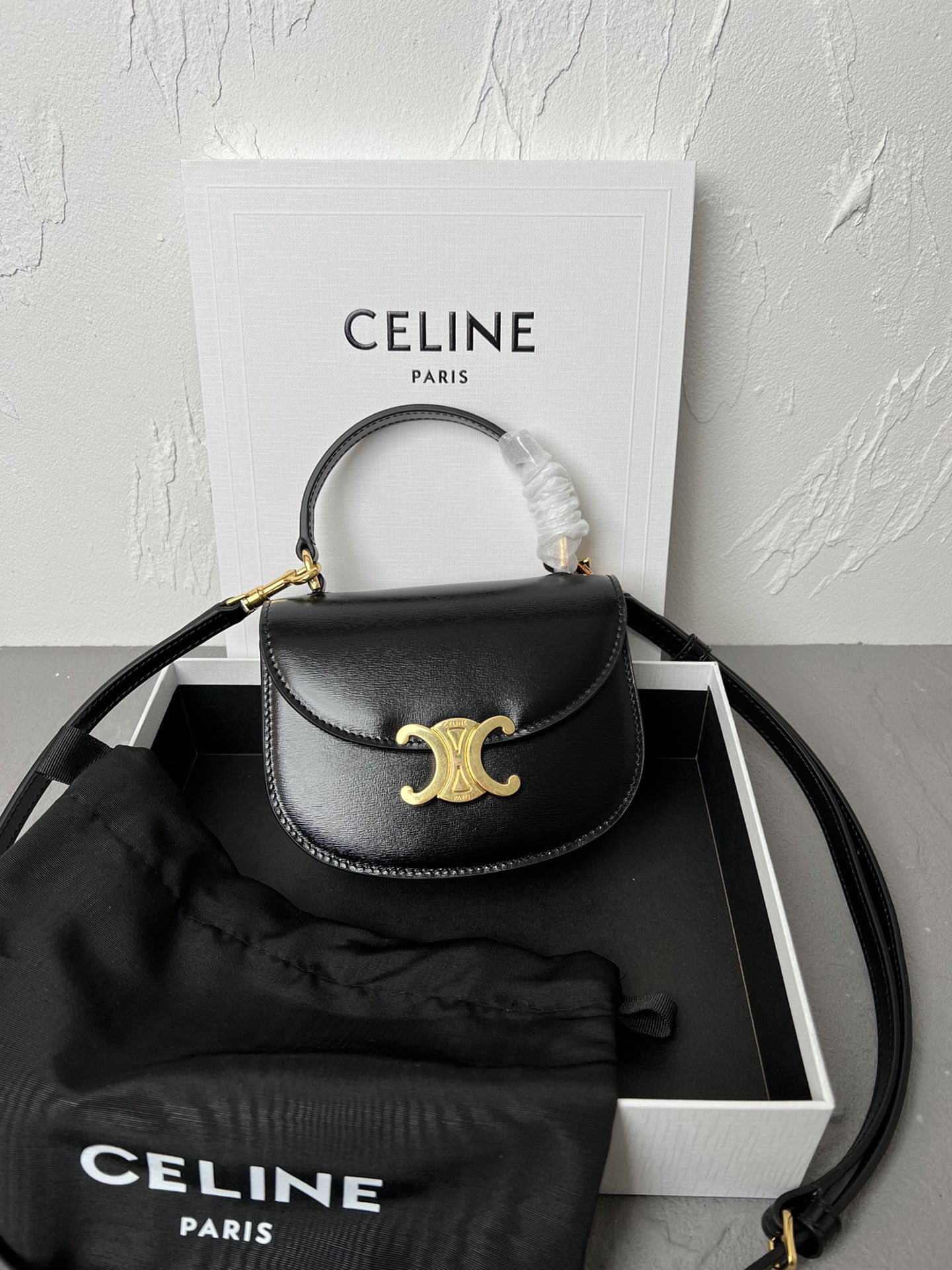 셀린느 미니백 BESACE CLEA   15.5X11.5X5CM