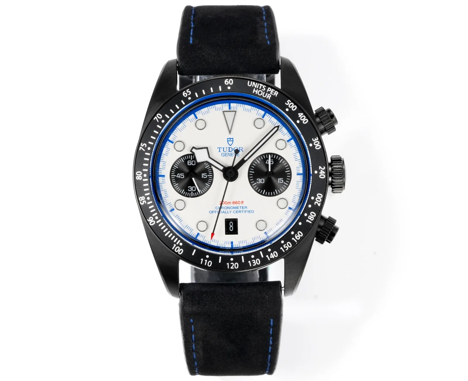 3T  l 7750 l 41mm l Tudor  Black Bay Chrono Carbon F1 25
