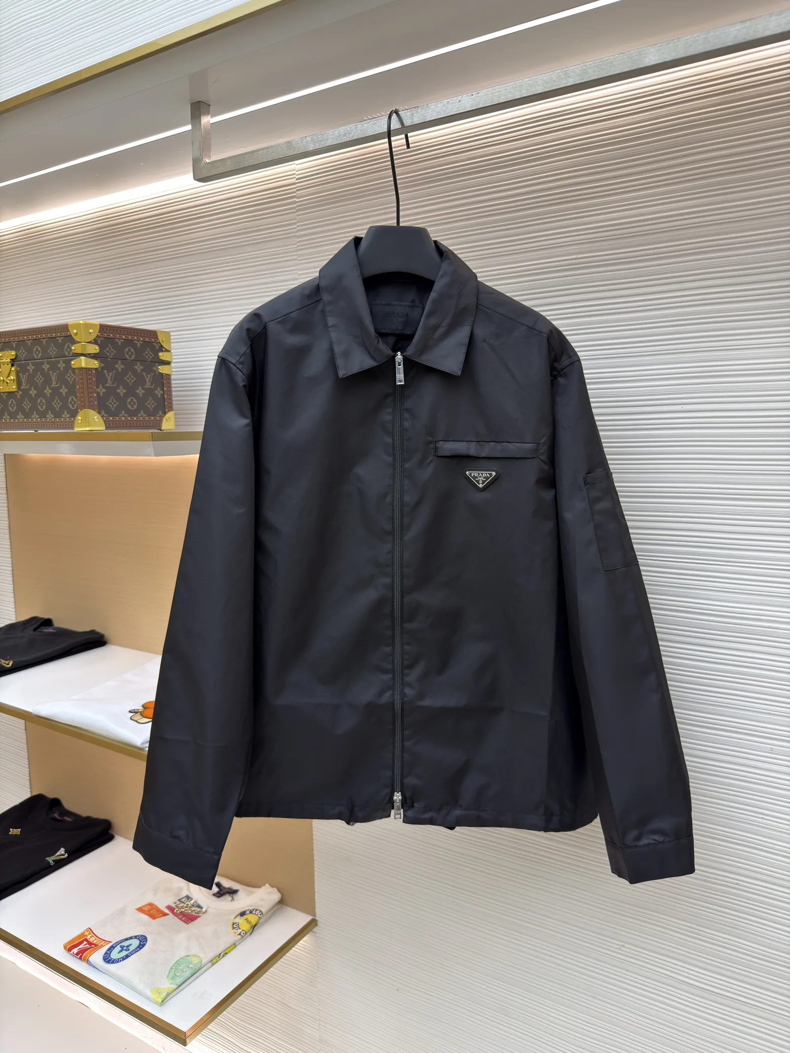 Prada Re-nylon Blouson Jacket