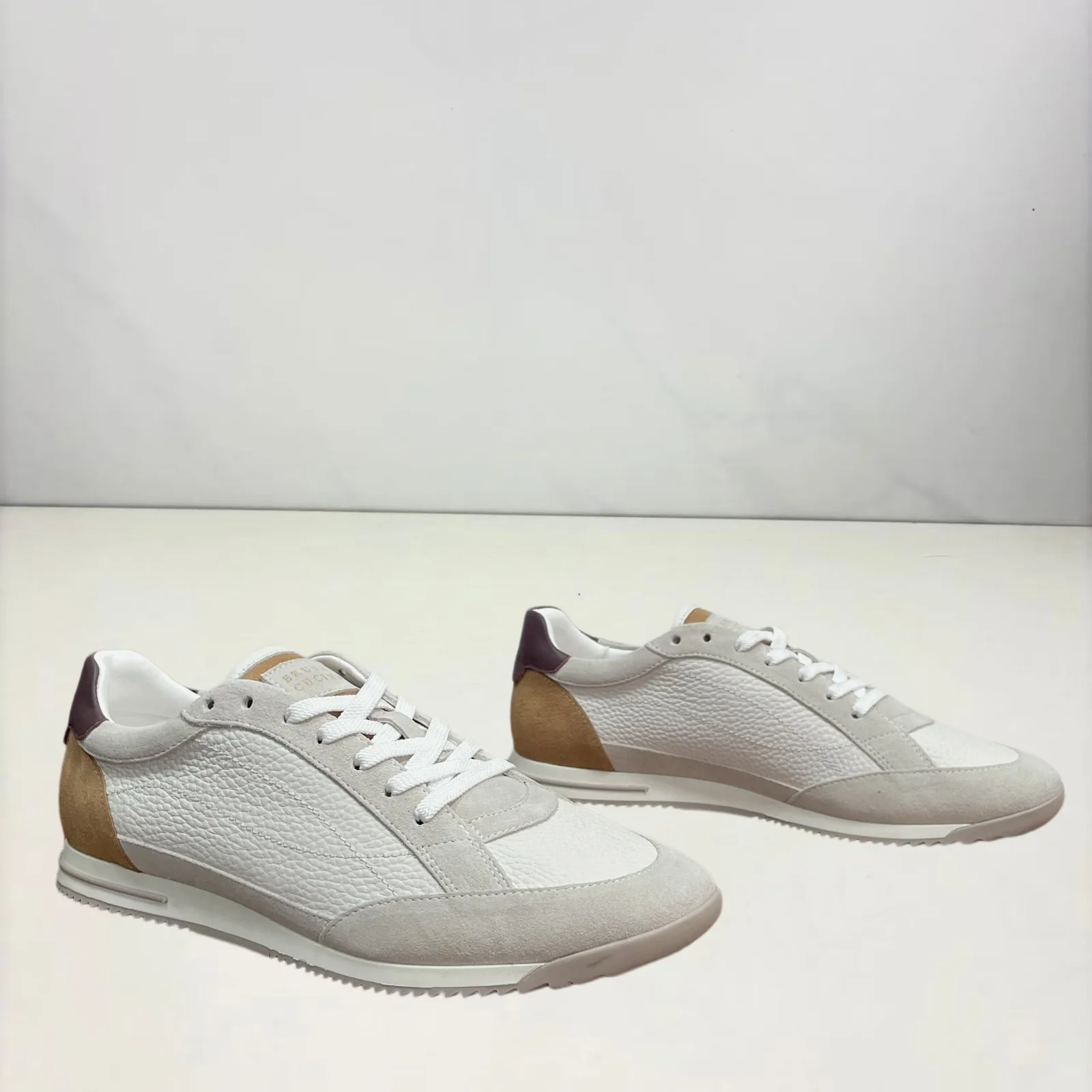 Brunello Cucinelli 파나마 스웨이드 스니커즈