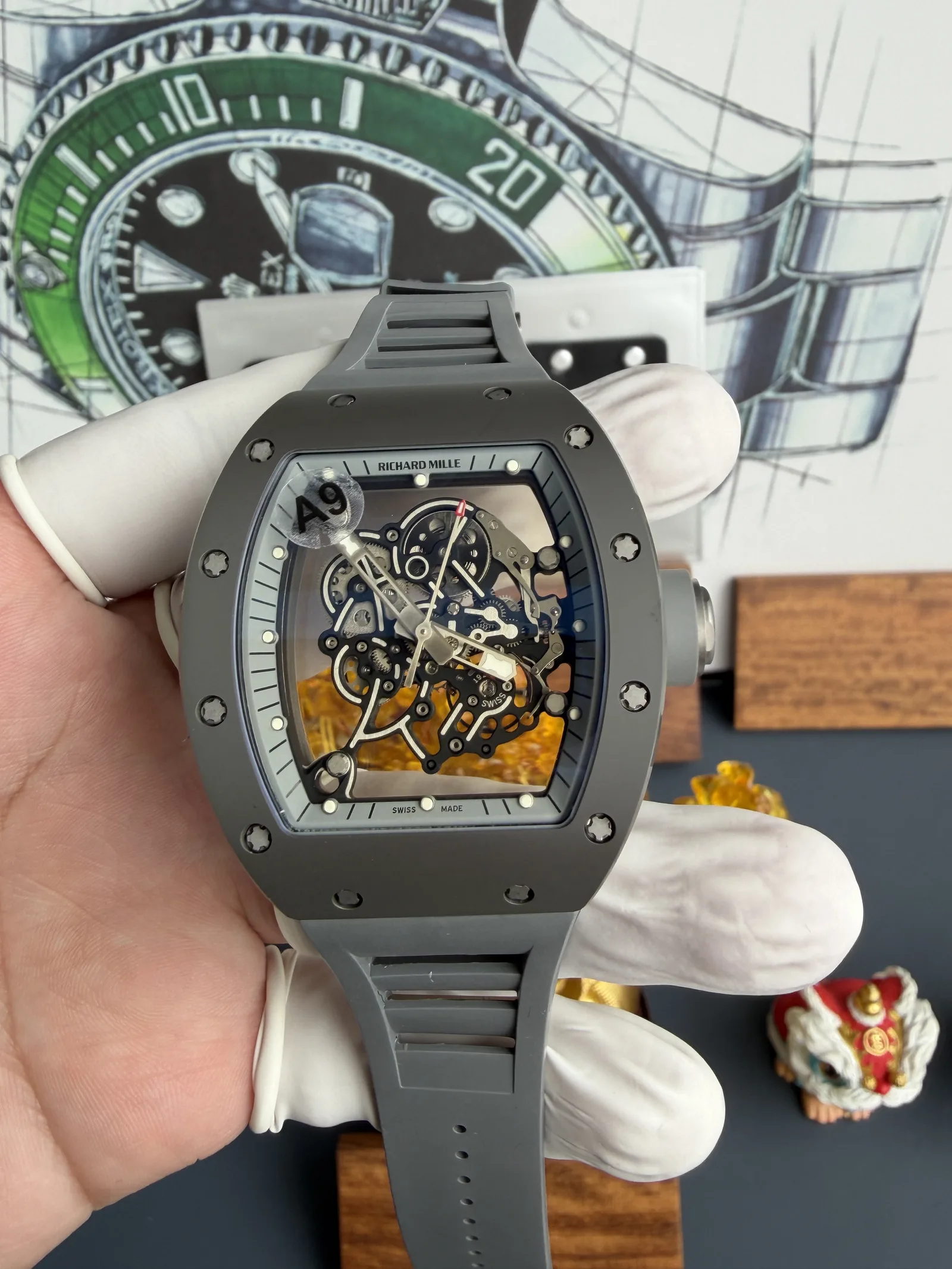 A9 l Vaucher  Free-sprung   RMUL3 l 리차드밀 RM 055