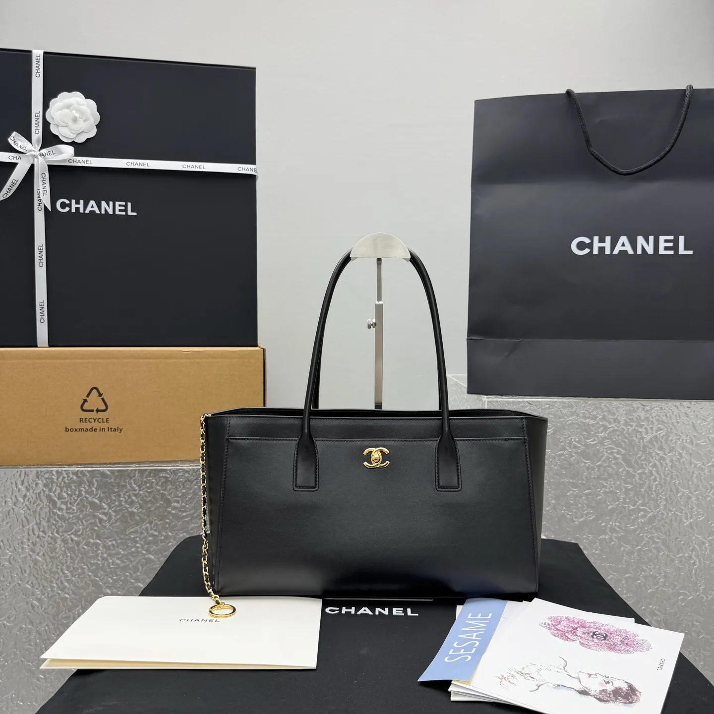 ƆC 26S cerf tote AS6243 39X13X20cm